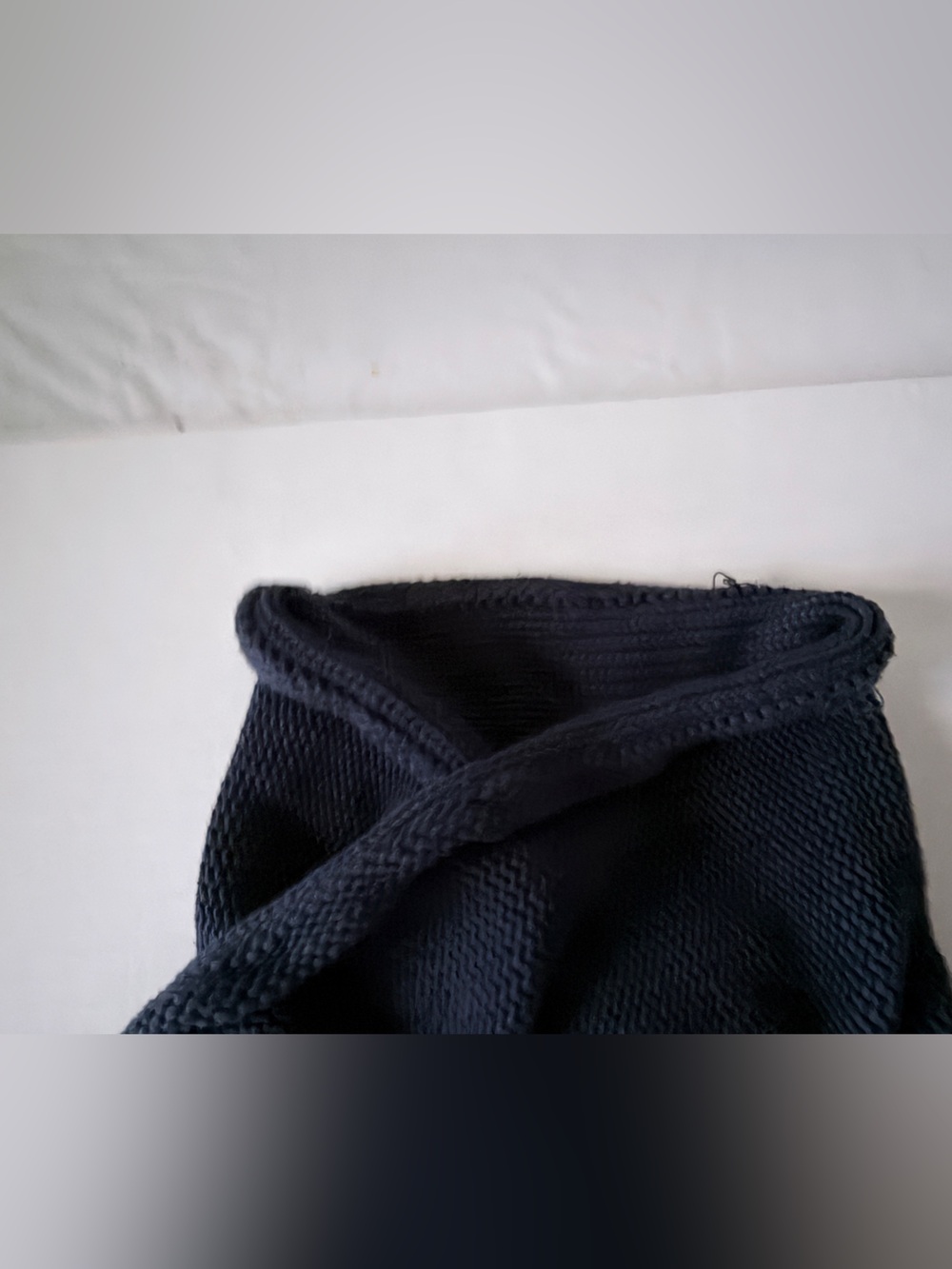 100% Cotton Navy Cable Knit Turtleneck Sweater - Women’s XXL - Picture 5 of 11